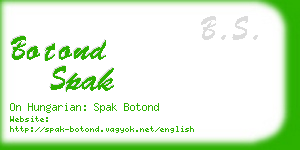 botond spak business card